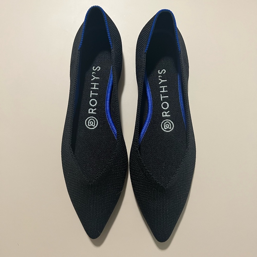 Rothy’s The Point Flats—Worn once and like new!